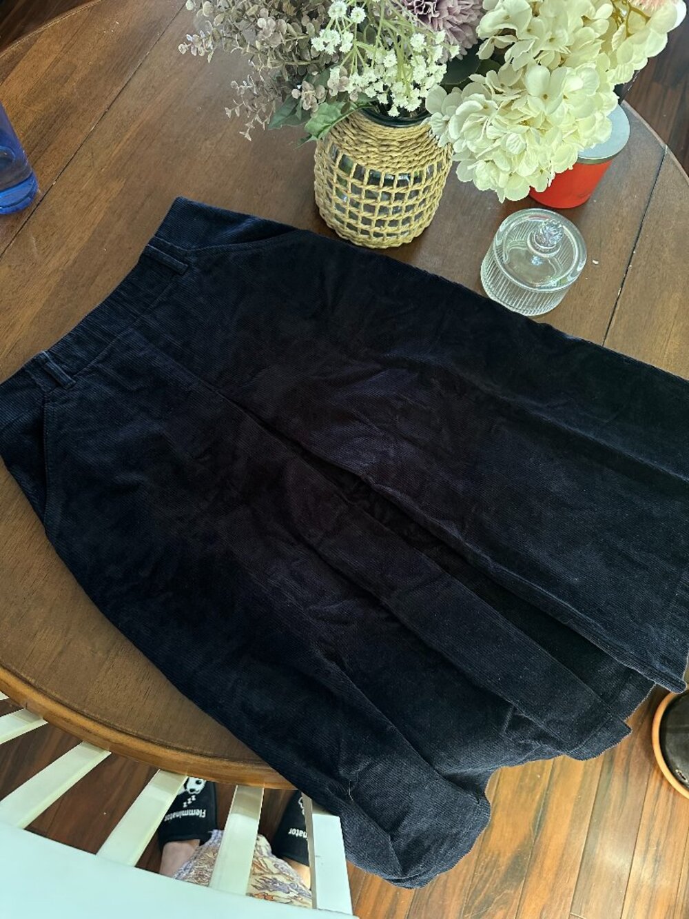 Navy Corduroy Skirt – Uniqlo (Size XS/S)